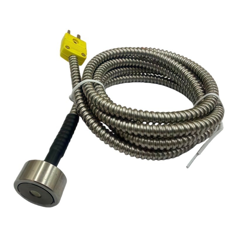 PT100 (Enforced) Magnetic Sensor K-Type Thermocouple Probe with Metal Hose